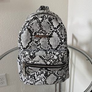 Steve Madden Snake Print Mini Backpack